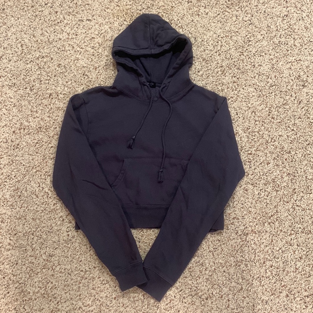 John Galt cropped hoodie